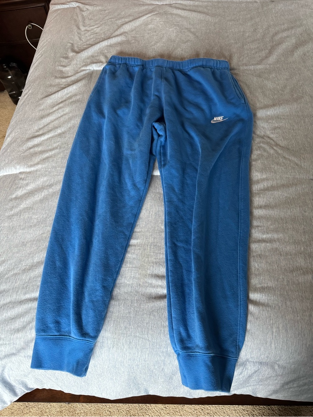 Nike Blue Fleece Jogger Pants